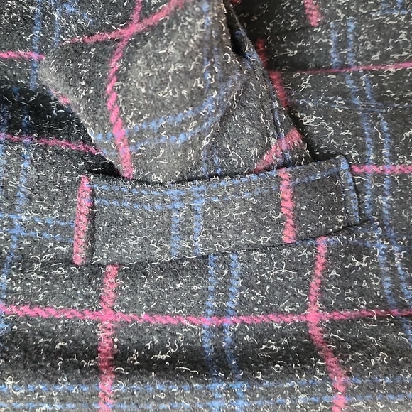 LADIES MIDFRIFT JACKET, BLACK CHECKERED, SIZE M-L - Picture 6 of 7